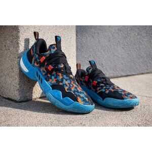 Adidas Harden Stepback 3 Basketball Shoes Blue Camo Men’s US 11 GY0289